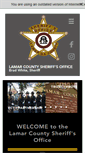 Mobile Screenshot of lamarcountysheriff.com